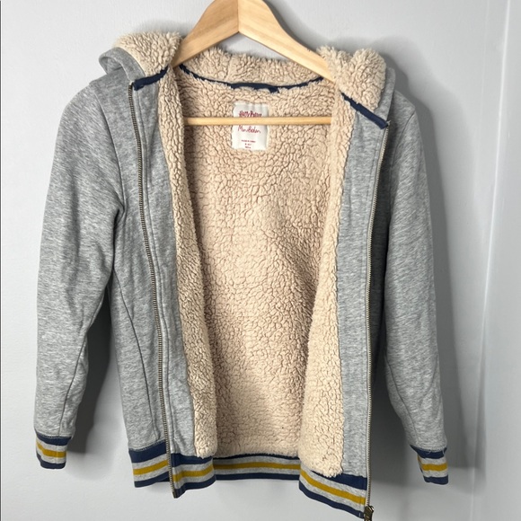 Mini Boden Harry Potter Seeker Zip Up Hoodie Sherpa Lined Kids size 9-10 - Picture 7 of 15